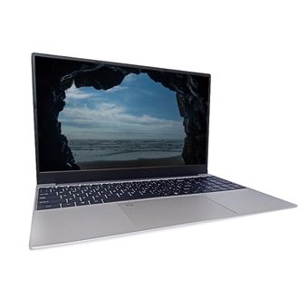 Portátil Goeik One Pro P1150 Metal Body White, i5-5257U, 8GB, 256GB M.2 SSD, 15.6'' FHD, Teclado Retroiluminado com W10P - Cinza Metalizado - 1