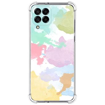 Capa Tumundosmartphone de silicone anti-choque para Samsung Galaxy M53 5G design aquarela 11 desenhos - 1