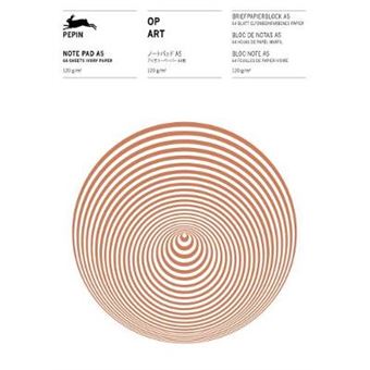 Op Art A5 Note Pad Multilingual Edition Note Pad A5 Writing Paper Note Pad A5 - 1