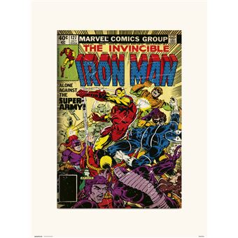 Print Grupo Erik Marvel - Iron Man 127 | 30x40 cm - 1