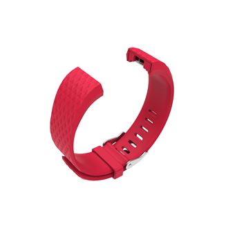 Pulseira de Silicone macio WISETONY para Fitbit Charge 2 140-170mm Rosa - 1