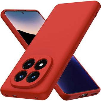 Capa Mistercapas para Xiaomi Redmi Note 14 Pro Plus Silicone Premium | Vermelho - 1