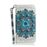 Capa Magunivers PU padrão de impressão spot decor flor azul para Samsung Galaxy S10_1