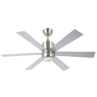 Ventoinha de Teto Bastilipo Monaco | 3 Velocidades | 60 W | Níquel - 1