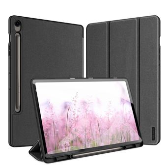 Capa DUX DUCIS para Samsung Galaxy Tab S10 FE Plus em PU com Suporte e Porta-Lápis– Preto - 1