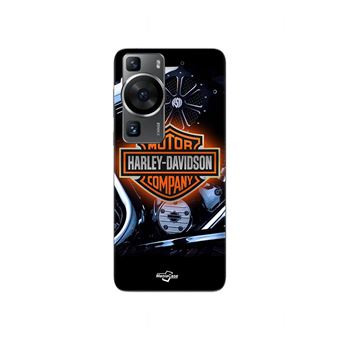 Capa Maniacase para Huawei P60 | Logotipo Harley Davidson Para Motociclos - 1