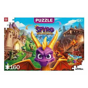 Puzzle Cenega Spyro Reignited Trilogy  | 160 Peças - 1