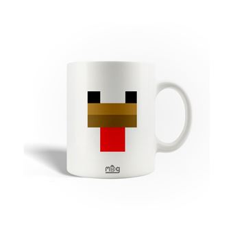 Caneca Maniacase Minecraft Chicken Head Video Game - 1