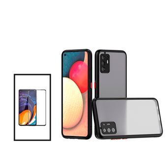 Kit Phonecare Capa Anti Choque Camera Protection + Película 5D Full Cover para Oppo A94 5G - Preto - 1