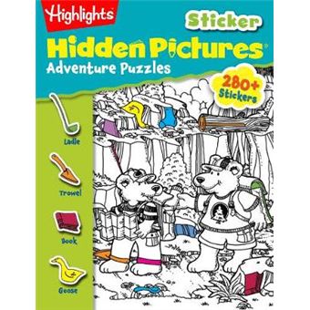Adventure Puzzles Highlights Sticker Hidden Pictures - 1