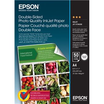 Papel para Impressão Epson Double-Sided Photo Quality Inkjet - 1