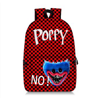 Mochila Escolar Infantil DreamWorks | Poppy Playtime | 28 x 14 x 47 cm | Vermelho 1546 - 1