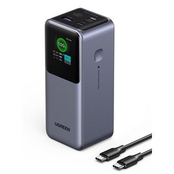 Power Bank Ugreen 20000mAh 130W Fast Charging Powerbank | 20000 mAh | Cinzento - 1