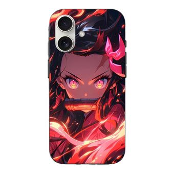 Capa Maniacase para Iphone 16 Plus Demon Slayer Nezuko Kamado Manga anime - 1