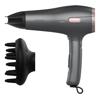 Secador de Cabelo Cecotec Bamba IoniCare 5250 EasyCollect Pro | 2100 W | Cinzento - 1