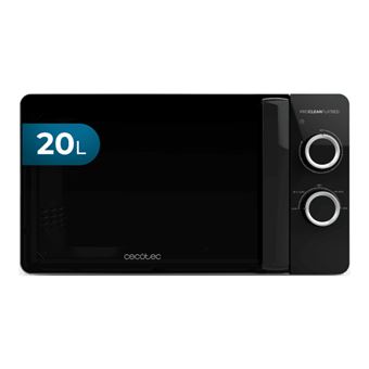 Micro-ondas Cecotec Proclean 3030 Flatbed | 20 L | 700 W | Preto - 1