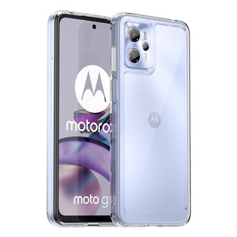Capa FOXDOCK para Motorola Moto G23 | Proteção Anti-Impressão Digital | Bordos Elevados | Branco - 1