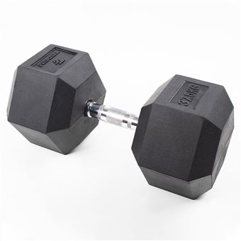 Haltere de Borracha Topgim | Hexagonal | 37,5kg | Unidade - 1