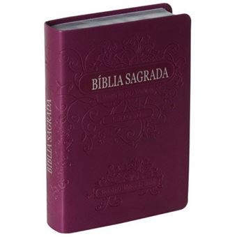 Biblia Letra Grande, Emborrachada Ra 11X16 Vinho - 1