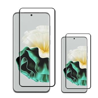 Kit 2 Vidros Temperados Premium Full Cover Phonecare para Oppo Reno12 Pro | Transparente/Preto - 1