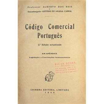 Código comercial português. [2.ª edição] - 1