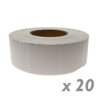 Rolo BeMatik 2300 Etiquetas Adesivas para Impressora Térmica Direta 50.8x50.8mm 20 Unidades - 1