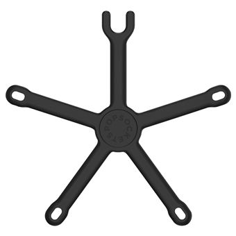 Suporte para Smartphone Popsocket PopMount Silicone - Flexível Multifuncional - Preto - 1