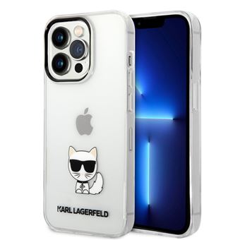 Capa Karl Lagerfeld Transparente TPU Choupette Back Cover para iPhone 14 Pro Max - 1