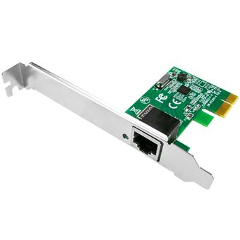 Placa PCI-Express BeMatik de 1X para Gigabit Ethernet 10/100/1000 Base-Tx - 1