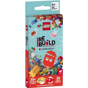 Lego Books Rebuild Activity Cards Celebration With Over 30 Activity Cards And 25 Lego Elements By Buster Books Other Book - 1