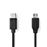 Nedis CCGP60750BK10 cabo USB 1 m 2.0 USB-C Micro-USB B Preto_1