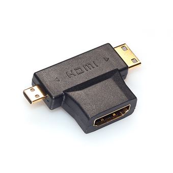 Adaptador Multi4you HDMI Fêmea para Mini e Micro HDMI Macho T - 1