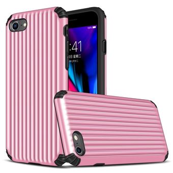Capa Magunivers TPU mala em forma de híbrida à prova choque rosa para Apple iPhone 8/7