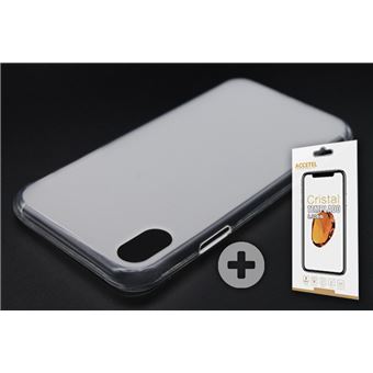 Capa + Película de Vidro Temperado Skyhe Gel para Apple iPhone XR Transparente - 1