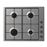 Placa de Cozinha a Gás Encastrável Candy CHW6LBX Inox_0