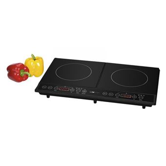 Placa Portátil de Indução Clatronic DKI 3609 | 3500 W | 2 Zonas | Preto - 1