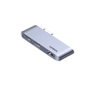 Adaptador UGREEN 10914 CM415 3 em 1 | Type-C a HDMI 2USB3.1 para MacBookPro/Air - 1