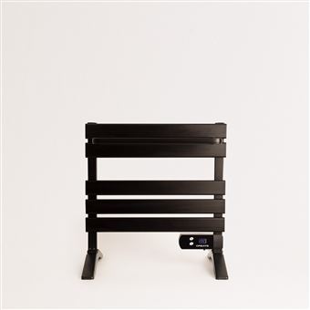 Toalheiro elétrico CREATE | 150W | Preto | com prateleira | WARM TOWEL MINI - 1