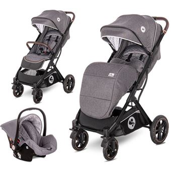 Carrinho de Bebé 2 em 1 Lorelli Storm Steel Grey - 1