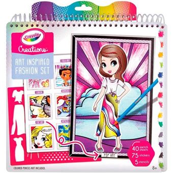 Livro Crayola Creations Arte e Moda - 1