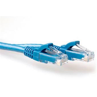 Cabo de Rede ACT Cat6A UTP 3m | Azul - 1