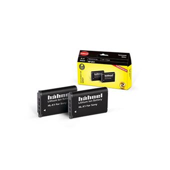Bateria hahnel hl-x1 twin pack p/ sony - 1