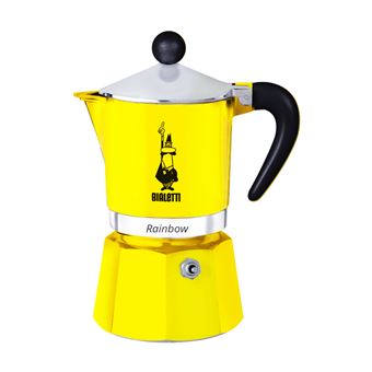 Bialetti Rainbow Alumínio, Preto, Amarelo - 1