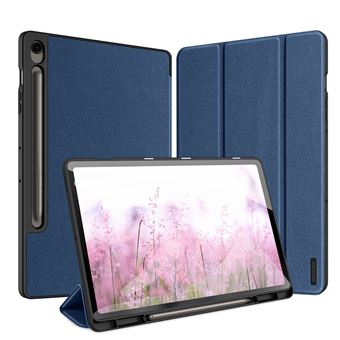 Capa DUX DUCIS para Samsung Galaxy Tab S10 FE Plus em PU com Suporte e Porta-Lápis– Azul - 1