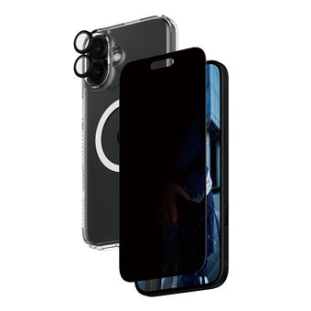 Protetor de Ecrã para Telemóvel PanzerGlass PanzerGlass® 3-in-1 Privacy Protection Bundle iPhone 16 Plus | Transparente - 1