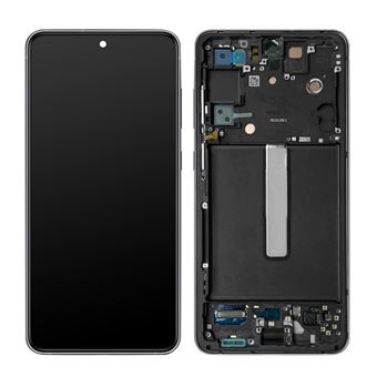 Ecrã LCD Táctil e Chassis Original para Samsung Galaxy S21 FE - Preto - 1