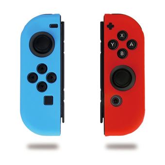 Capa HSMY Silicone para Nintendo Switch Joy-Con - Azul e Vermelho - 1