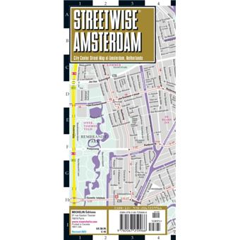 Streetwise Amsterdam Map  Laminated City Center Street Map Of Amsterdam Netherlands - 1