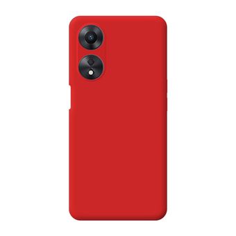 Capa de Silicone MisterCapas com Proteção de câmera para Oppo A38 | Vermelho - 1