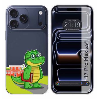 Capa Tumundosmartphone de Silicone Transparente para iPhone 17 Pro Max (6.9) | Coco Drawings design - 1